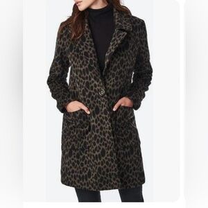 Bernardo Animal print coat